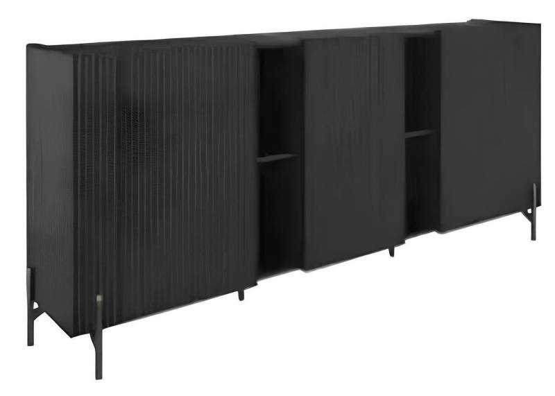 Xlmoebel Aktenschrank Zeitgemäße Bürokommode Seitenboard Büromöbel Flachboard Holzprodukte (1-St., Sideboard) Hergestellt in Europa von Xlmoebel