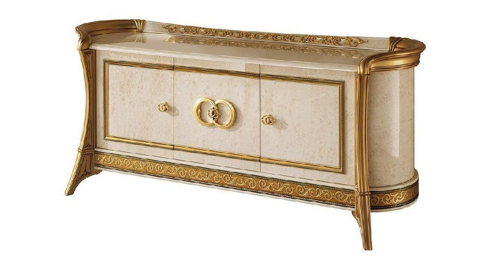 Xlmoebel Anrichte Designer Kommoden Schrank Anrichte Regale Holzstücke (1 St., Anrichte), Hergestellt in Europa von Xlmoebel