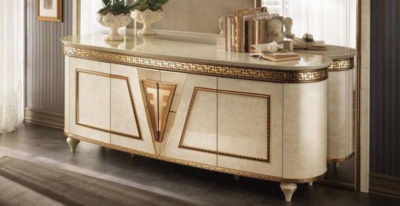Xlmoebel Anrichte Entwurf Sideboard Kommode Regal Schrank Wohnzimmer Neu (Anrichte), Hergestellt in Europa von Xlmoebel