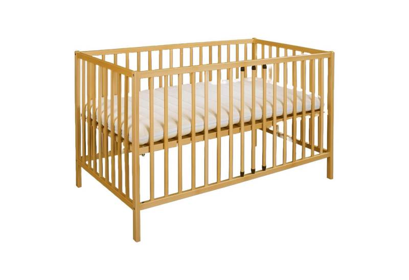 Xlmoebel Babybett Kinderbett aus Vollholz in 120x60 Maßen handgefertigt, Hergestellt in Europa von Xlmoebel