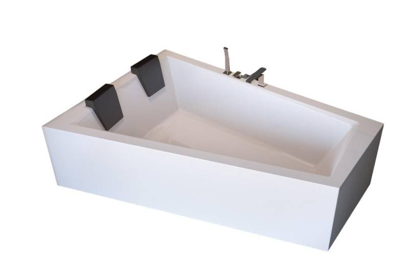 Xlmoebel Badewanne Design Badewanne Wannen Moderne Eckbadewanne Weiß Wanne Acryl, Hergestellt in Europa von Xlmoebel