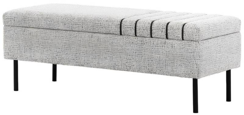 Xlmoebel Bank Neue Luxuriöse Schlafzimmer Sitzbank in modernem Grau mit Holzrahmen (Bank), Hergestellt in Europa von Xlmoebel