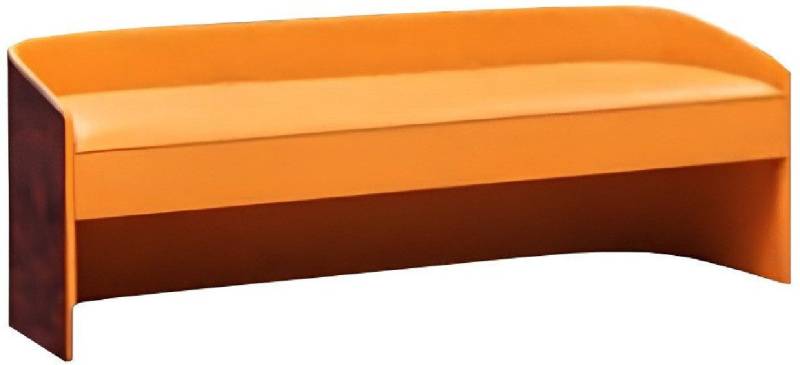 Xlmoebel Bank Polsterbank Sitzhocker in Designerstil aus Leder und Holz (Bench), Hergestellt in Europa von Xlmoebel