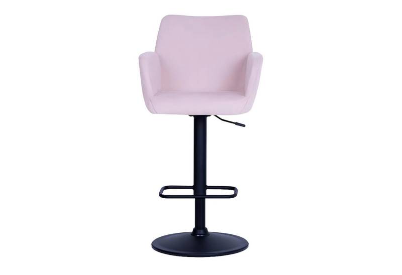 Xlmoebel Barhocker Neuer eleganter Barhocker Stuhl in Rosa Designer Stil Metall Esszimmer (Barhocker), Hergestellt in Europa von Xlmoebel