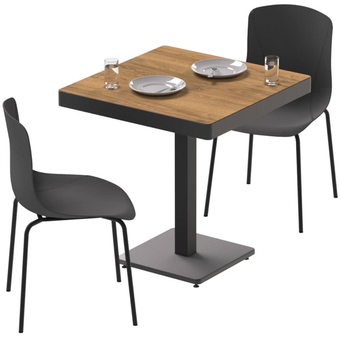 Xlmoebel Bartisch Holz Stehtisch Kompakter Beistelltisch Kaffee Tisch Wohnzimmer Tische (1-St., Bartisch), Hergestellt in Europa von Xlmoebel