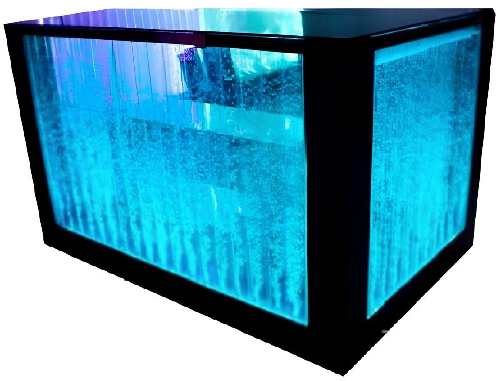 Xlmoebel Bartisch Leuchtender Tresen mit LED-Beleuchtung für die Barwand - Möbel (Led Bar Tisch), Hergestellt in Europa von Xlmoebel