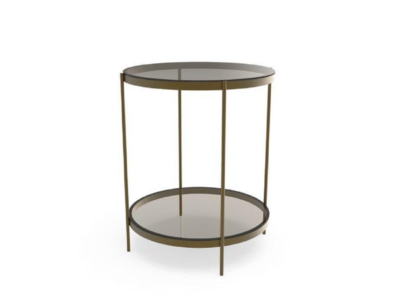 Xlmoebel Beistelltisch Modernes Glas Beistelltisch Elegante Neu Graue Luxus Couchtisch (1-St., 1x Beisteltisch), Hergestellt in Europa von Xlmoebel