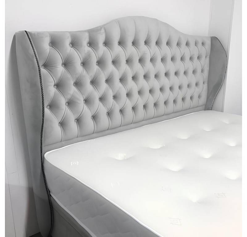 Xlmoebel Bett Chesterfield-Design Bett für das Schlafzimmer mit englischem Flair (Chesterfield Bett 4062292302329), Hergestellt in Europa von Xlmoebel