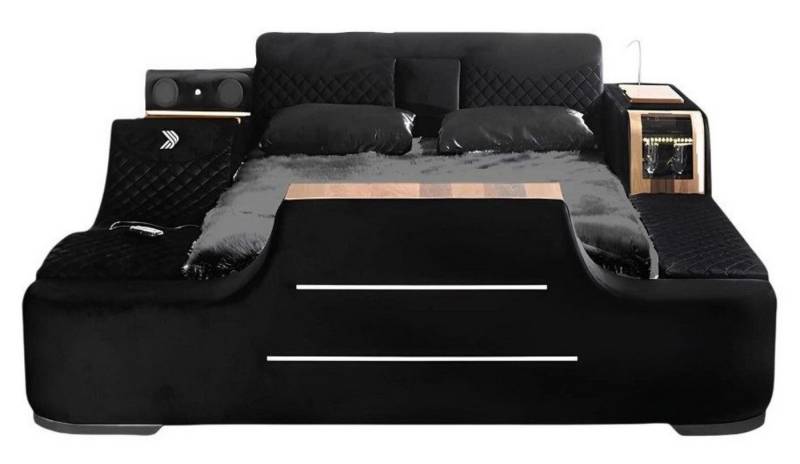 Xlmoebel Multimediabett Bett mit TV-Hebesystem Fernseher Multifunktional Doppelbett (1-tlg., Multifunktionelles Bett), Hergestellt in Europa von Xlmoebel