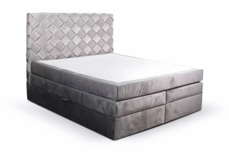Xlmoebel Bett Boxspring-Bett mit integriertem Stauraum und Matratze (Bett), Hergestellt in Europa von Xlmoebel