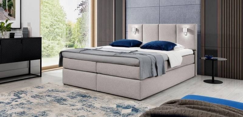 Xlmoebel Boxspringbett Polsterung im modernen Design für Doppelzimmer (Bett), Hergestellt in Europa von Xlmoebel