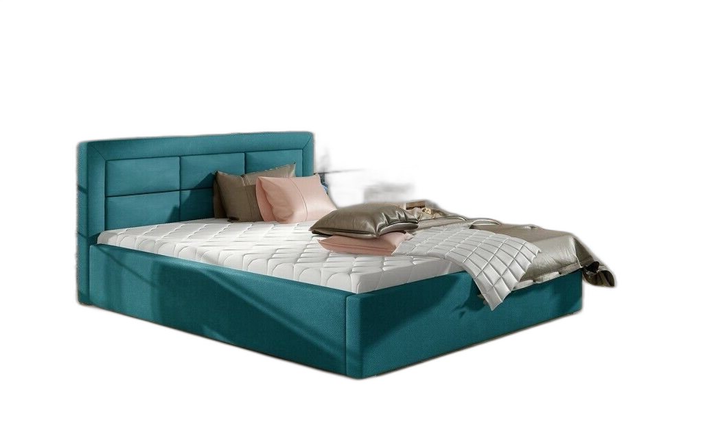Xlmoebel Bett Designer Doppelbett Holz Designer Möbel Schlafzimmer Bett Boxspring (1-tlg., Boxspring Bett), Hergestellt in Europa von Xlmoebel