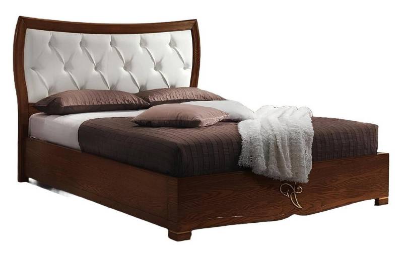 Xlmoebel Bett Doppelbett aus Holz für modernes Schlafzimmer in Braun - Möbelset (Bett), Hergestellt in Europa von Xlmoebel