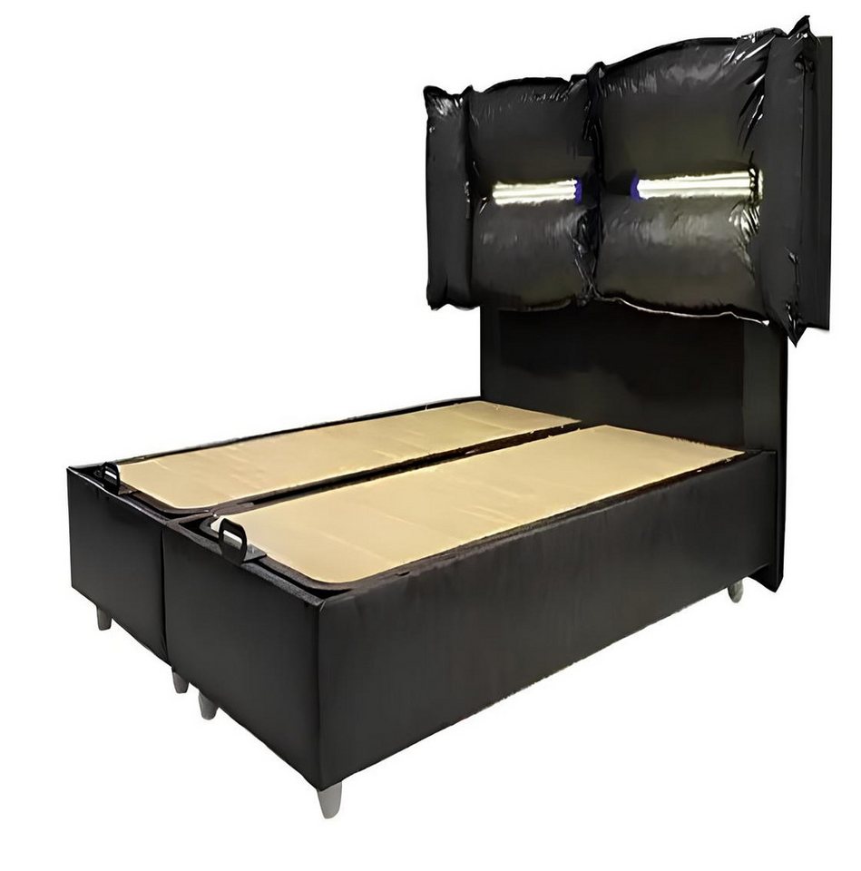 Xlmoebel Bett Doppelbett mit Matratze luxuriösem Holzdesign (2-tlg., Bett + Matratze), Hergestellt in Europa von Xlmoebel