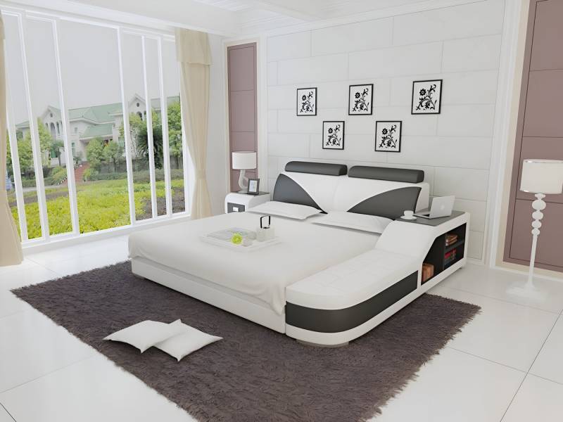 Xlmoebel Polsterbett Hochwertiges Bett mit Polsterung und luxuriösem Design, Doppelbett (Bett LB8817), Hergestellt in Europa von Xlmoebel