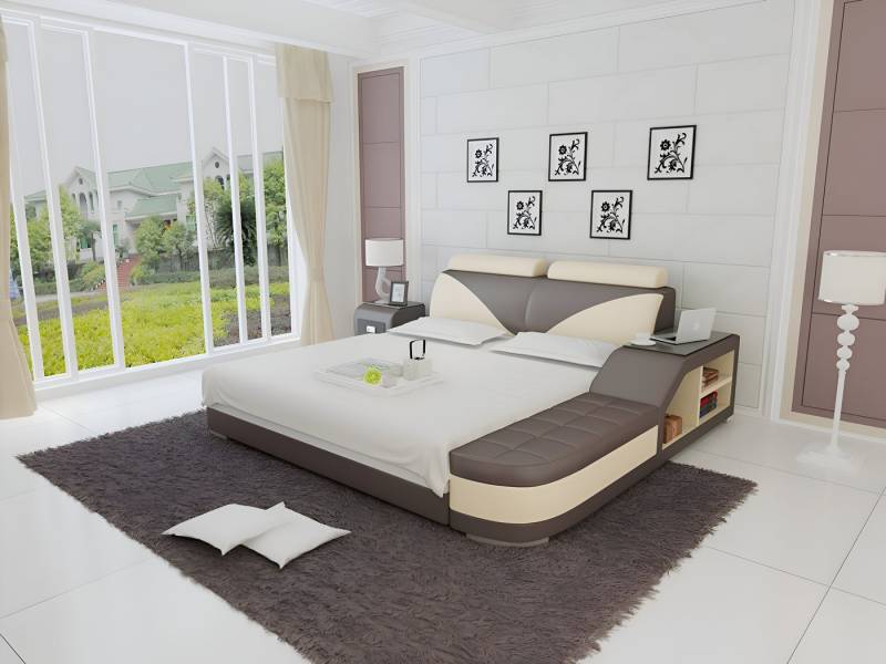 Xlmoebel Polsterbett Hochwertiges Bett mit Polsterung und luxuriösem Design, Doppelbett (Bett LB8817), Hergestellt in Europa von Xlmoebel
