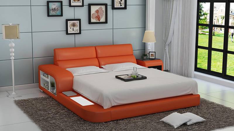 Xlmoebel Polsterbett Hochwertiges Bett mit Polsterung und luxuriösem Design Doppelbett (Bett), Hergestellt in Europa von Xlmoebel