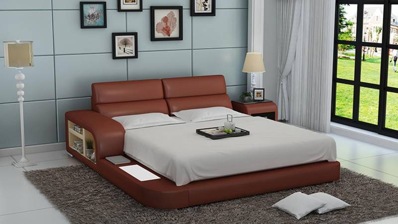 Xlmoebel Polsterbett Hochwertiges Bett mit Polsterung und luxuriösem Design Doppelbett (Bett), Hergestellt in Europa von Xlmoebel