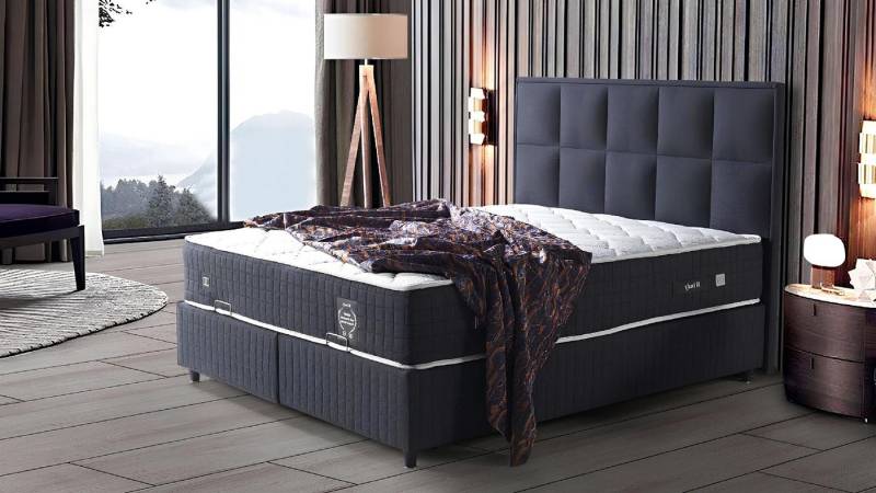 Xlmoebel Boxspringbett Hochwertiges Doppelbett aus Holz Designer Schlafzimmermöbel (Bett), Hergestellt in Europa von Xlmoebel
