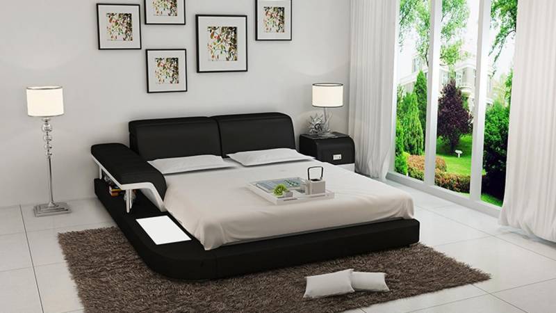 Xlmoebel Polsterbett Hochwertiges Doppelbett mit Polsterung und luxuriösem Design (Bett LB8806), Hergestellt in Europa von Xlmoebel