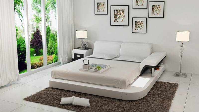 Xlmoebel Polsterbett Hochwertiges Doppelbett mit Polsterung und luxuriösem Design (Bett LB8806), Hergestellt in Europa von Xlmoebel