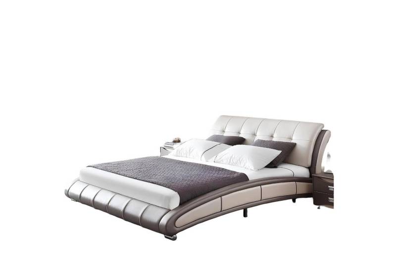 Xlmoebel Bett Luxuriöses Doppelbett aus hochwertigem Leder für das Schlafzimmer (Bett), Hergestellt in Europa von Xlmoebel