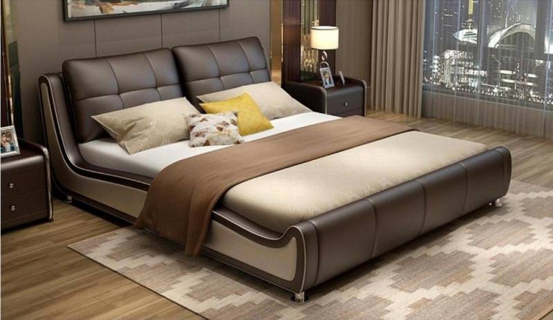 Xlmoebel Polsterbett Luxuriöses Doppelbett mit edlem Polsterdesign für das Schlafzimmer (Bett), Hergestellt in Europa von Xlmoebel