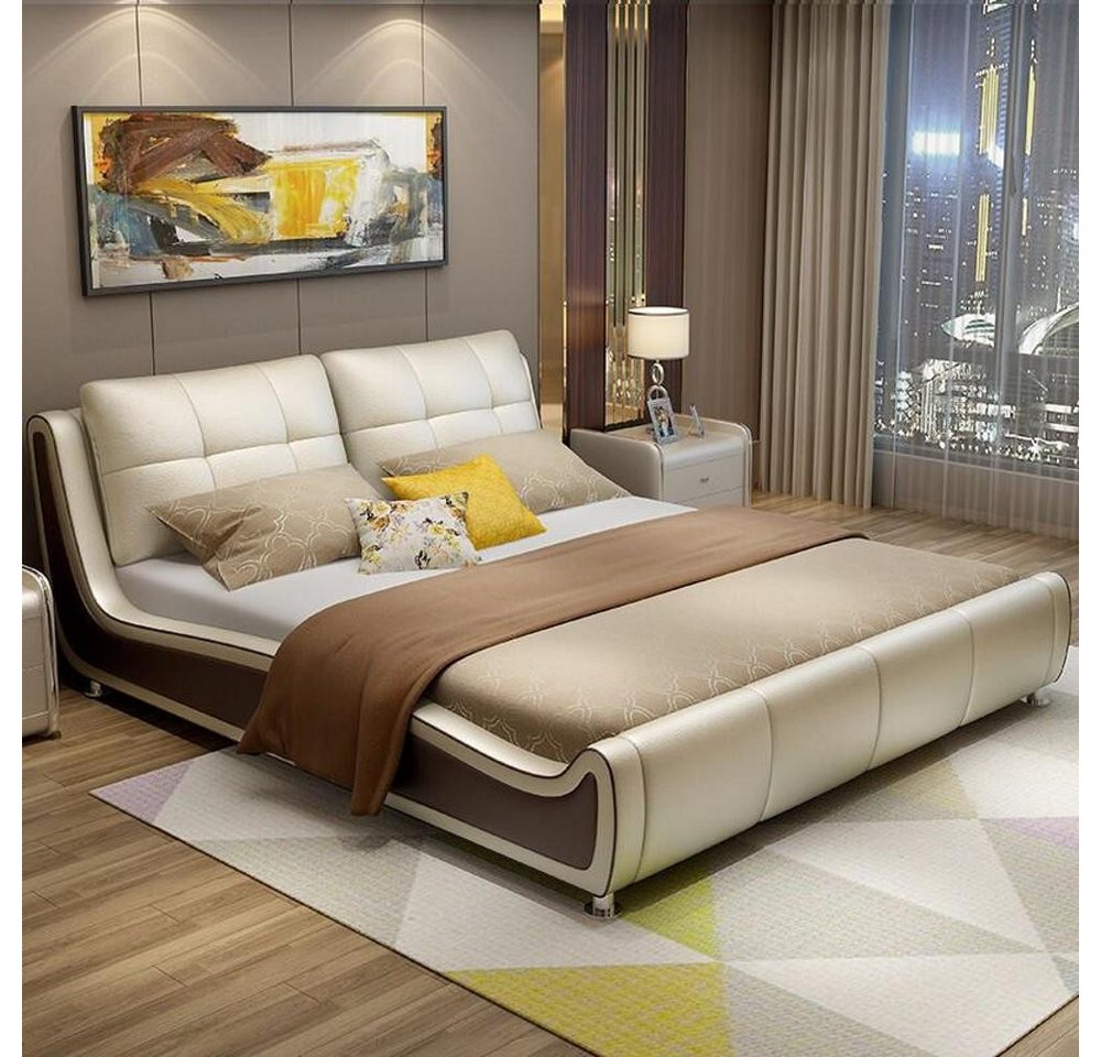 Xlmoebel Bett Luxuriöses Doppelbett mit edlem Polsterdesign für das Schlafzimmer (Bett), Hergestellt in Europa von Xlmoebel