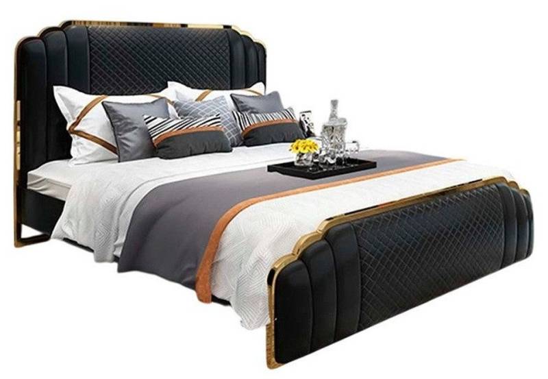 Xlmoebel Bett Luxuriöses Doppelbett mit gepolstertem Design für das Schlafzimmer (1-tlg., Bett), Hergestellt in Europa von Xlmoebel