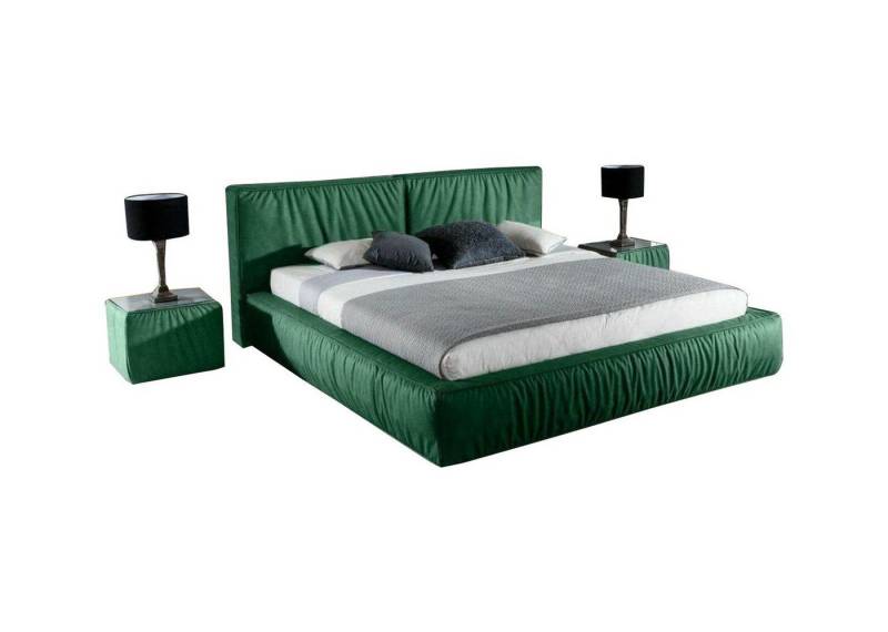 Xlmoebel Bett Luxus Designer Bett Samtbezogen Schlafzimmer Möbel Textil (Bett), Hergestellt in Europa von Xlmoebel