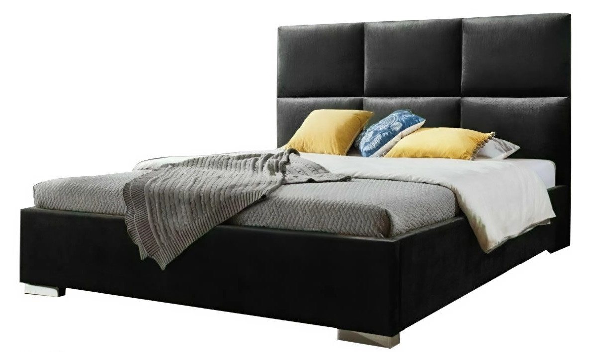 Xlmoebel Bett Moderne Chesterfield Schlafzimmer Betten Textil Stoff (Bett), Hergestellt in Europa von Xlmoebel