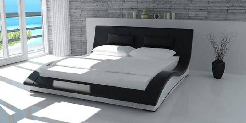 Xlmoebel Bett Neu SWING Wasserbett Set in Leder mit Matratze - Vollständiges (Wasserbett Bett Betten - SWING), Hergestellt in Europa von Xlmoebel