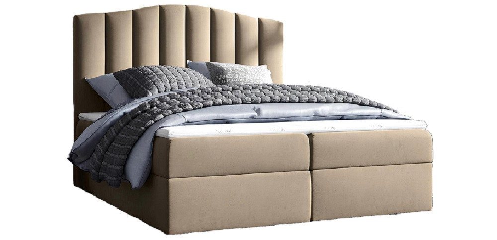 Xlmoebel Bett Neues Boxspringbett mit Bettkasten im luxuriösen Hotelstil (1-tlg., Bett), Hergestellt in Europa von Xlmoebel