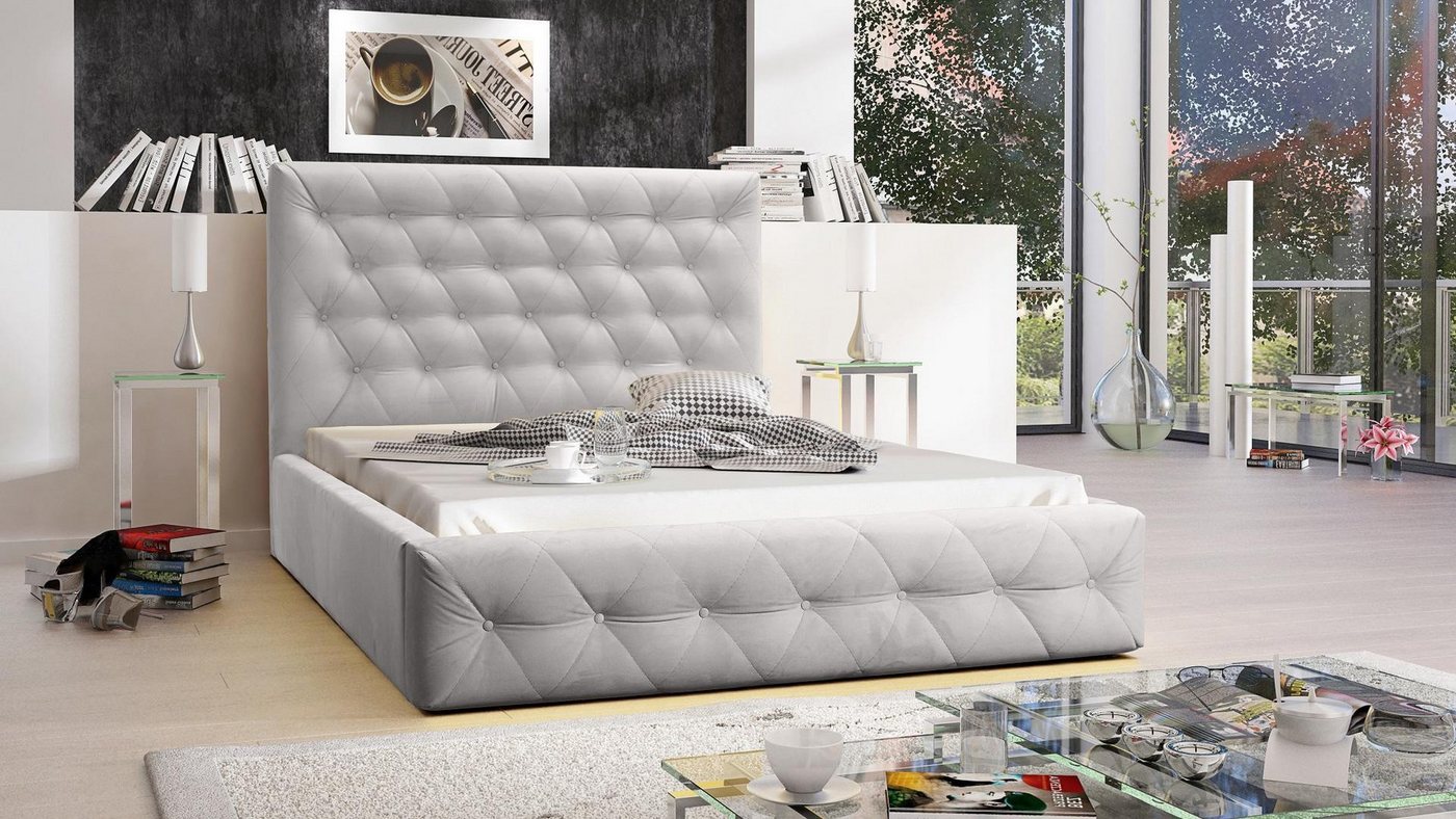 Xlmoebel Boxspringbett Neues Designer-Holzbett Exklusives Möbel Doppelbett Modernes (Bett), Hergestellt in Europa von Xlmoebel