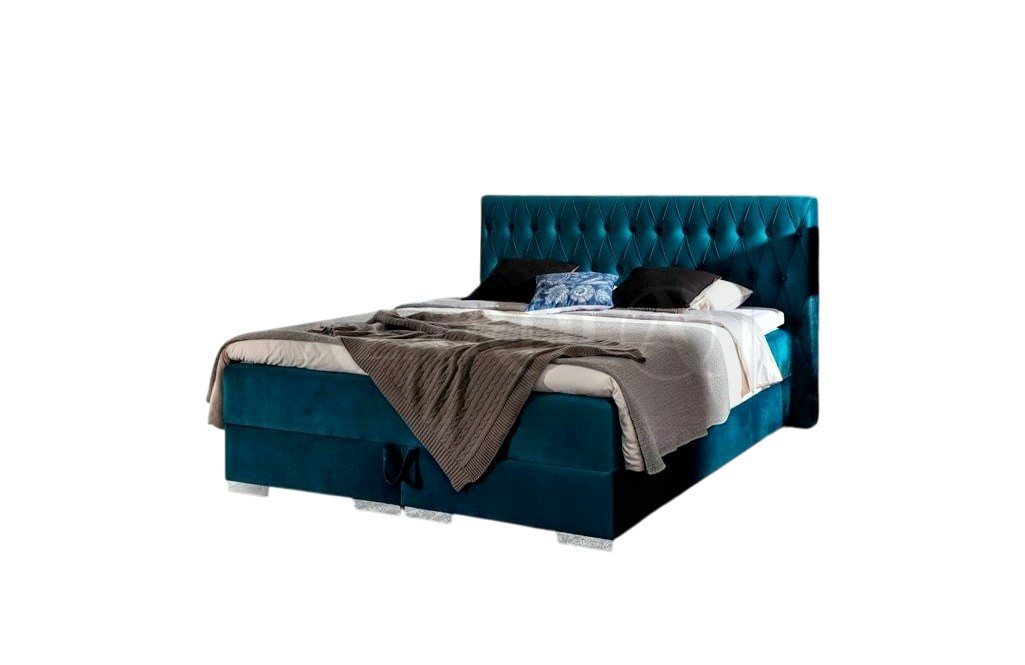 Xlmoebel Bett Neues Doppelbett im Hotelstil mit Boxspringrahmen und Matratze für das (1-tlg., Bett), Hergestellt in Europa von Xlmoebel