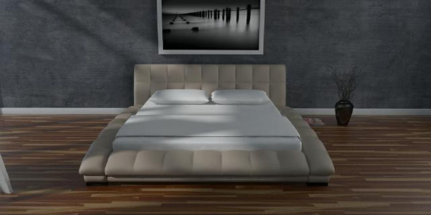 Xlmoebel Bett Neues Komplett-Lederbett mit Matratze in modernem Design (Wasserbett Bett Betten - SANTANA (Mirage), Hergestellt in Europa von Xlmoebel
