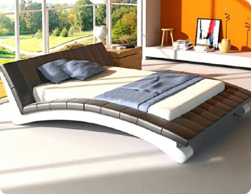 Xlmoebel Bett Neues Lederbett Polsterbett mit Matratze Komplett-Set Wasserbett (Wasserbett Bett Betten - IRINA), Hergestellt in Europa von Xlmoebel