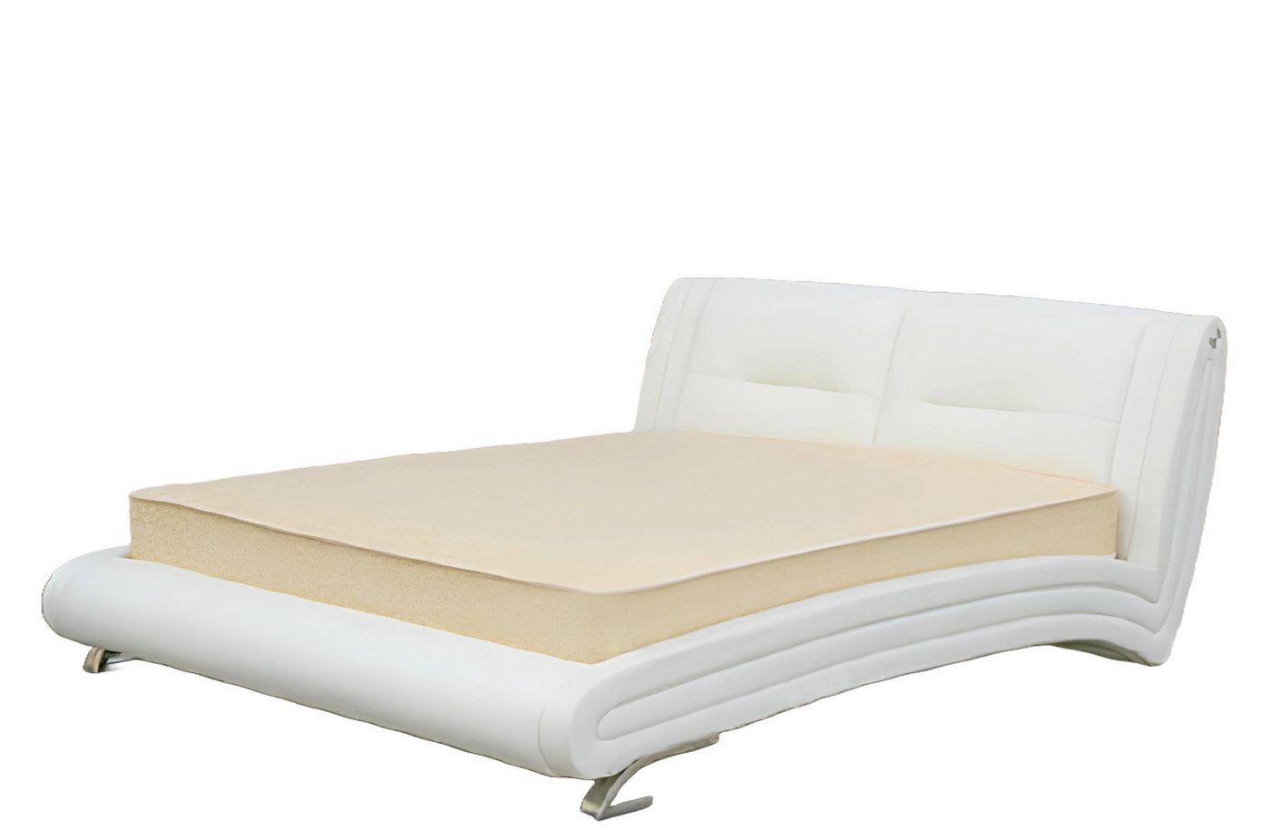 Xlmoebel Bett Neues Lederbett mit Polsterung und Matratze - Komplettset (Wasserbett Bett Betten - JANA), Hergestellt in Europa von Xlmoebel