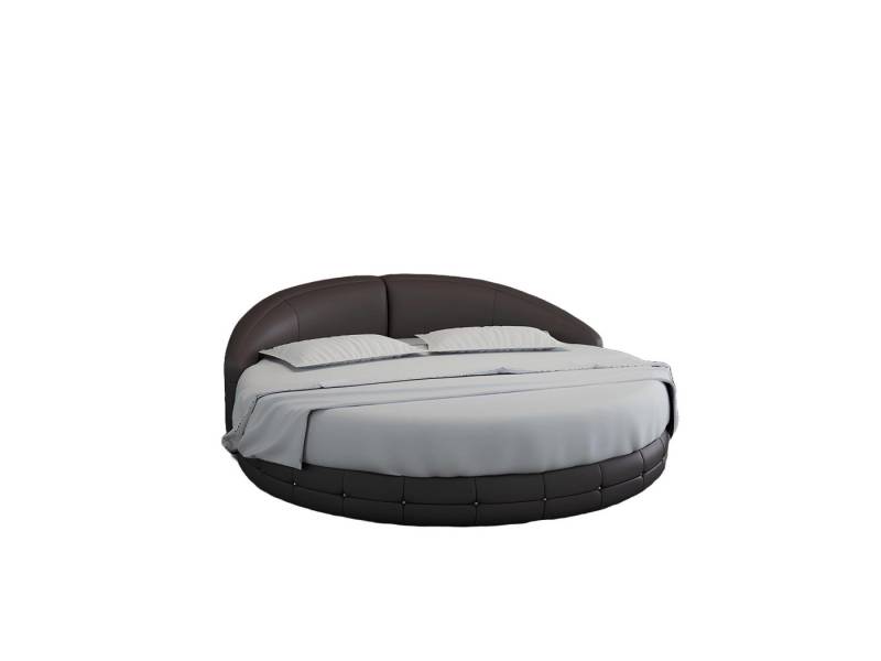 Xlmoebel Rundbett Neues Luxus-Doppelbett mit USB-Anschlüssen in rundem Design. (Bett "LB8844), Hergestellt in Europa von Xlmoebel