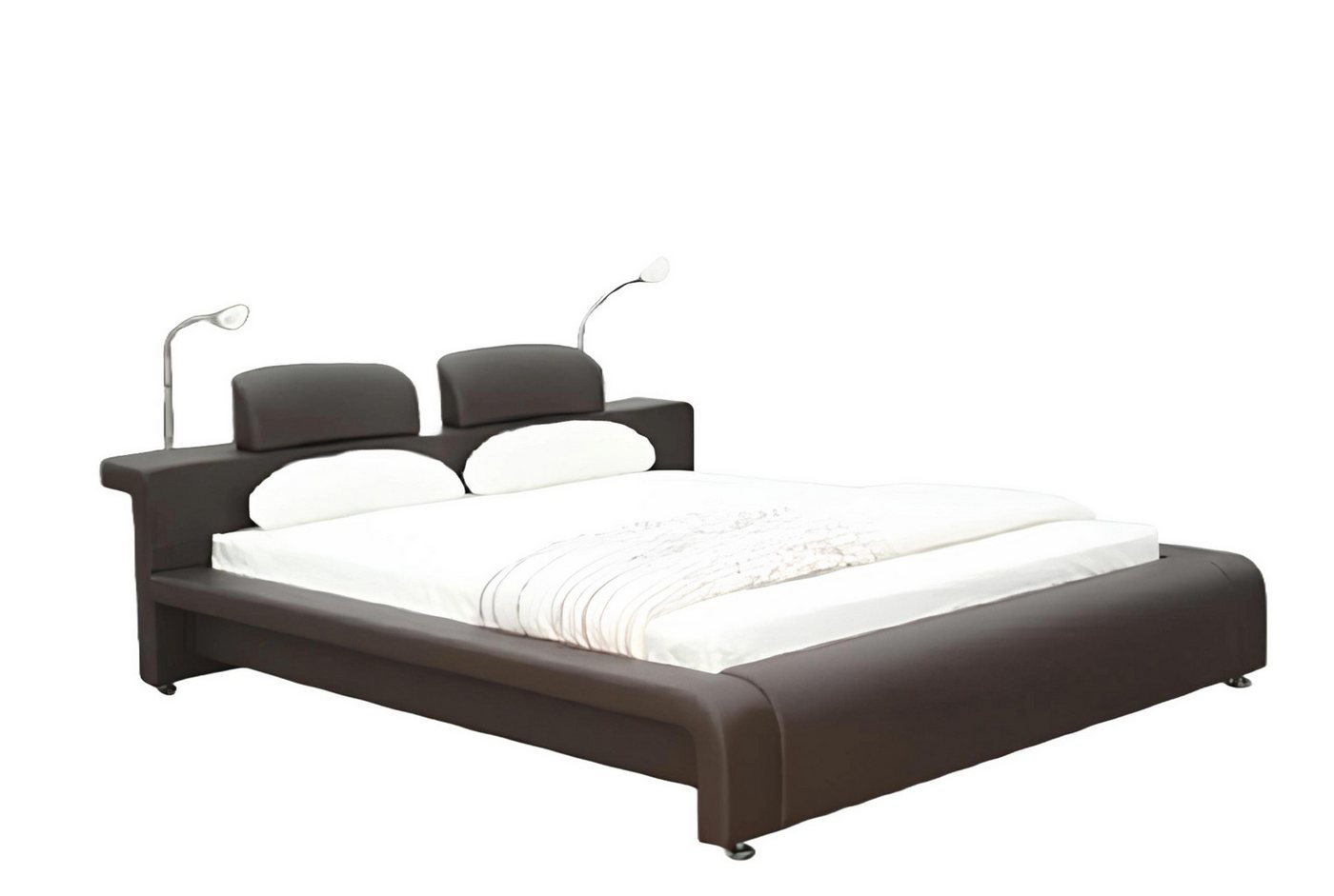 Xlmoebel Bett Neues Polsterbett mit Matratze in Lederbett-Design - Komplettset (Wasserbett Bett Betten - LILLI), Hergestellt in Europa von Xlmoebel