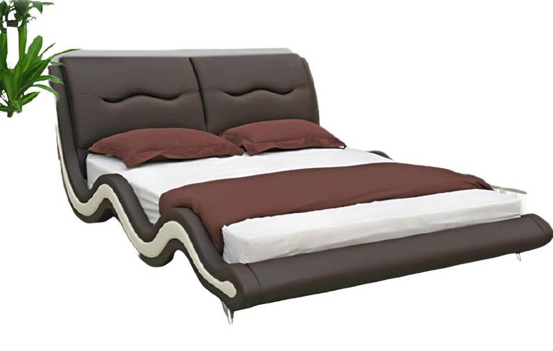 Xlmoebel Bett Neues Wasserbett Komplettset aus Leder mit Polsterung - Modell LOUIS (Wasserbett Bett Betten - LOUIS), Hergestellt in Europa von Xlmoebel