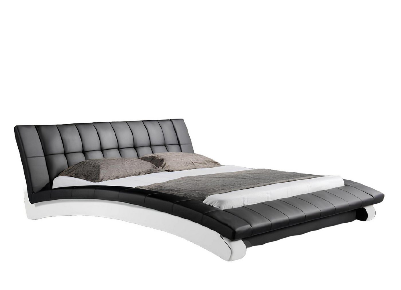Xlmoebel Bett Neues Wasserbett mit Lederpolsterung und Matratze - Komplettset (1-tlg., Wasserbett Bett Betten - MICHA), Hergestellt in Europa von Xlmoebel