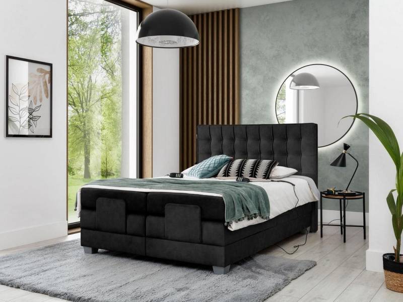 Xlmoebel Boxspringbett Neues modernes Luxus-Schlafzimmermöbel mit gepolstertem (Bett), Hergestellt in Europa von Xlmoebel