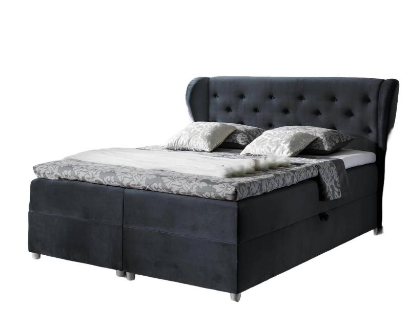 Xlmoebel Bett Polsterbett aus Polyester mit Boxspring-Funktion für Doppelbett in (Bett), Hergestellt in Europa von Xlmoebel