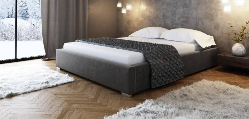 Xlmoebel Polsterbett Schlafzimmermöbel Set mit Lederpolster Doppelbettgestell (Bett), Hergestellt in Europa von Xlmoebel