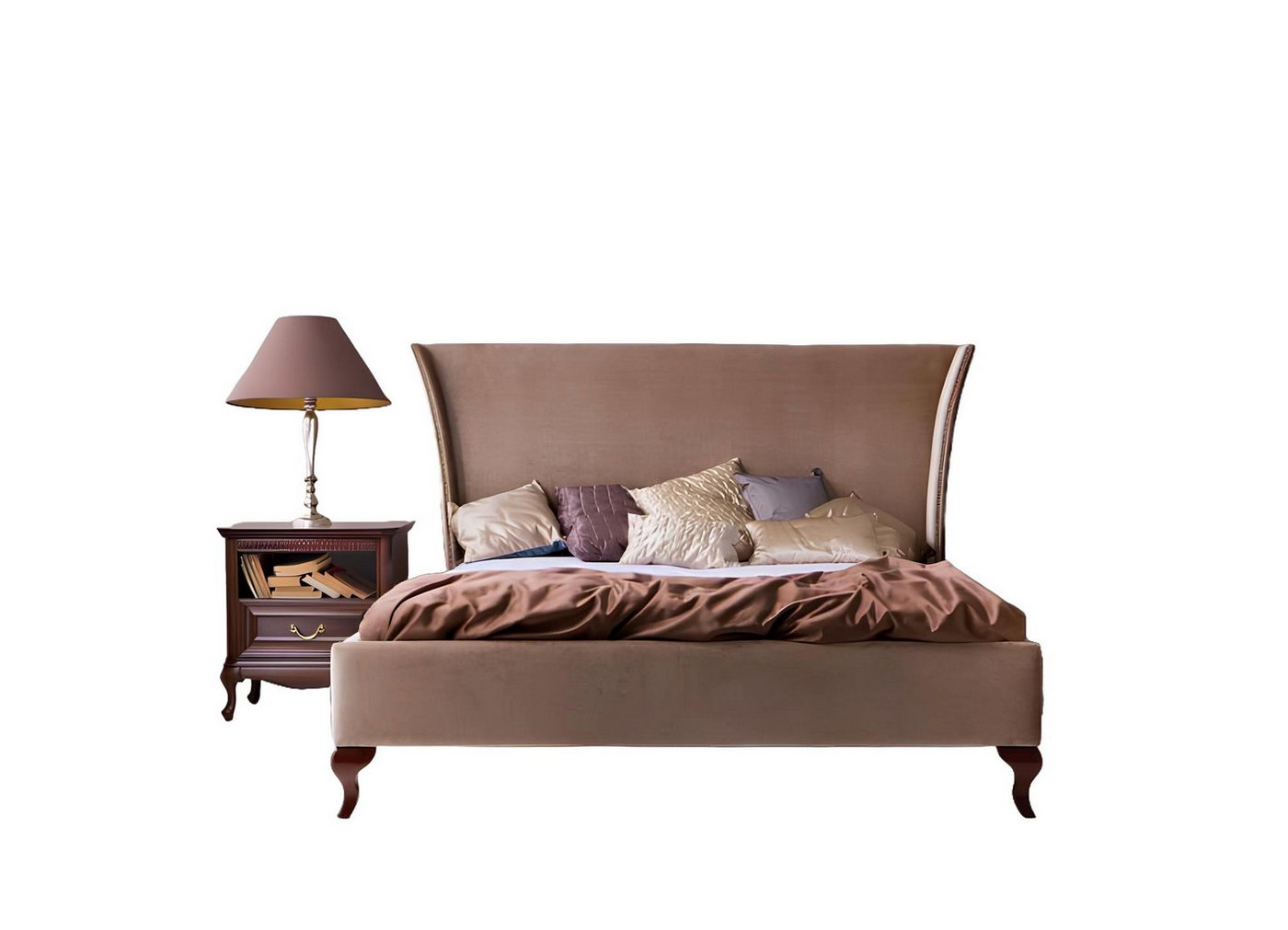 Xlmoebel Bett Traditionelles Bett Landhausstil Holz Doppelbett Ehebett (Klassisches Bett Betten - Model Classic CL-1), Hergestellt in Europa von Xlmoebel