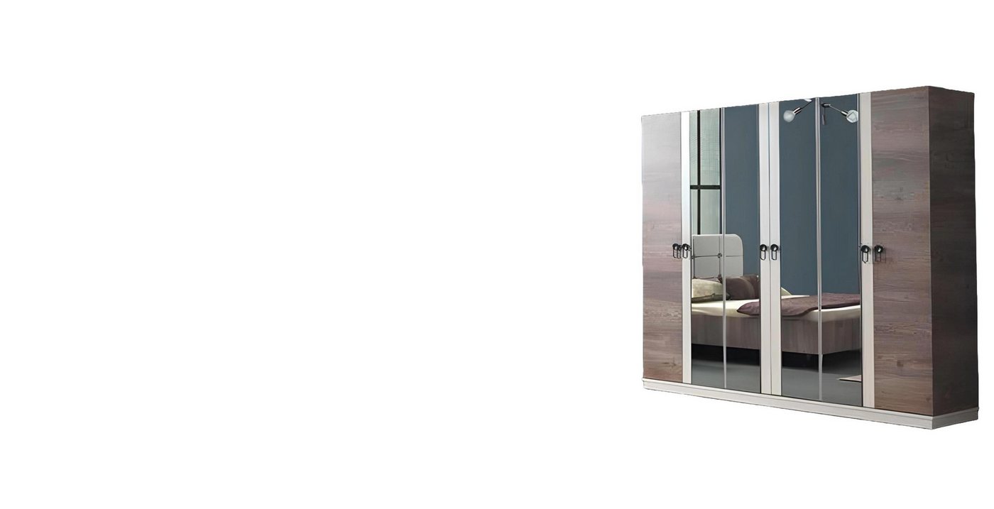 Xlmoebel Bett Vollständiges Schlafzimmer-Set mit Bett Bank Schminktisch (5tlg Bett+2xNachttische+Kleiderschrank+Kommode), Hergestellt in Europa von Xlmoebel