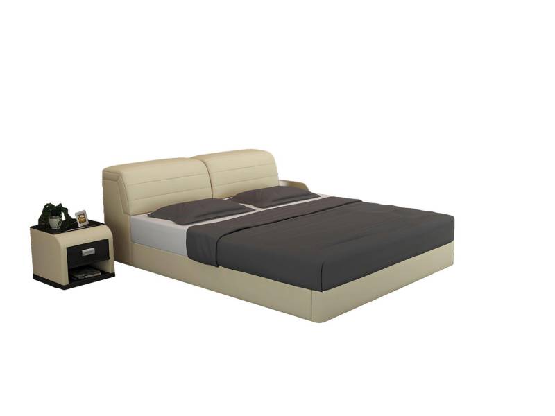 Xlmoebel Bett Wasserbett Hotel Doppelbett Set mit Lederpolsterung LB8827 (Wasserbett LB8827), Hergestellt in Europa von Xlmoebel