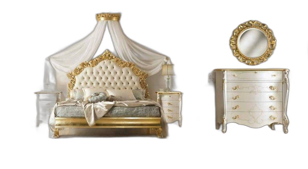 Xlmoebel Bett zeitlos hochwertig Möbel aus Holz für modernes Wohnen, Hergestellt in Europa von Xlmoebel