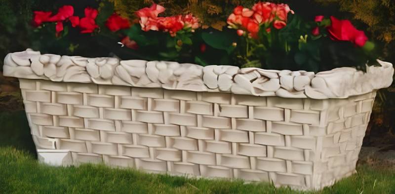 Xlmoebel Pflanzkübel Dekorativer Pflanzkübel mit Figur für Pflanzen und Dekoration (Artikel KORYTKO 2), Hergestellt in Europa von Xlmoebel